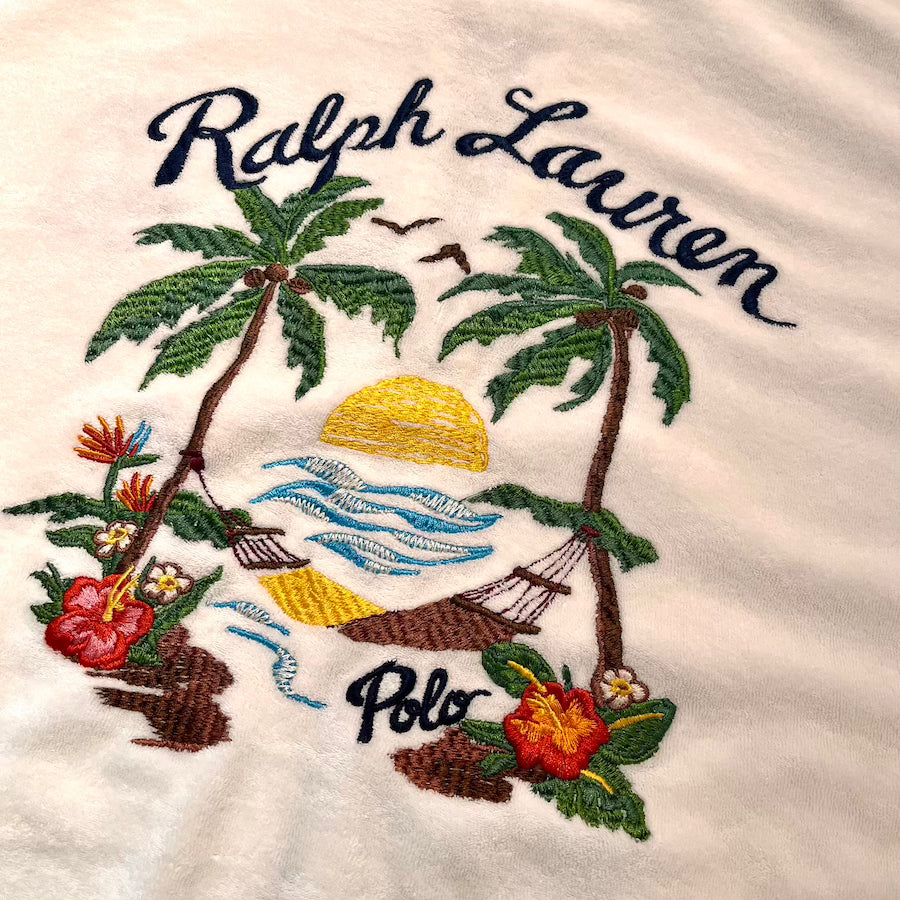 Relaxed Fit Embroidered Terry Hoodi Nevis