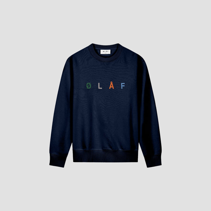 Sans Embro Crewneck Navy