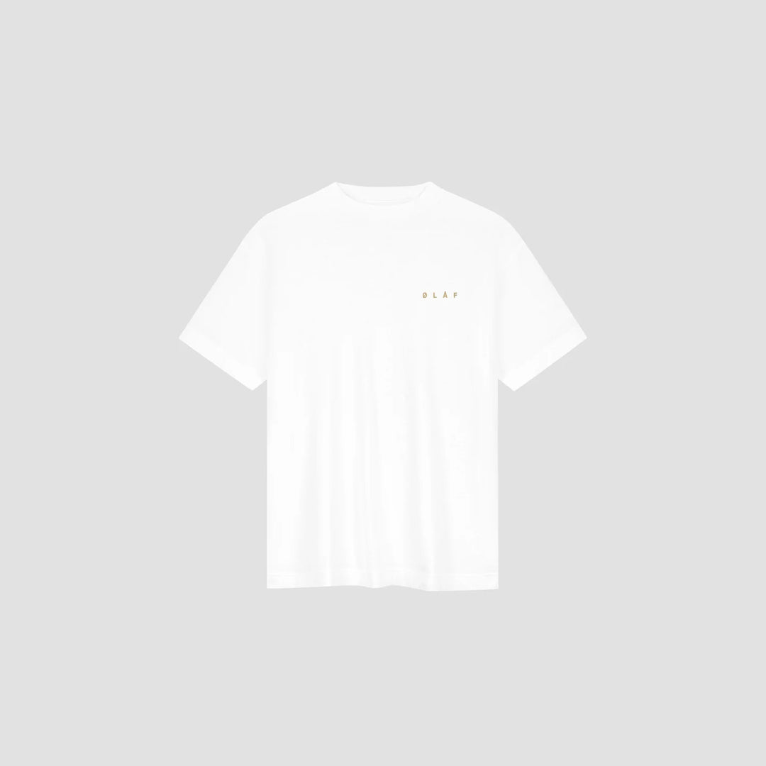 Lined Face Tee Optical White