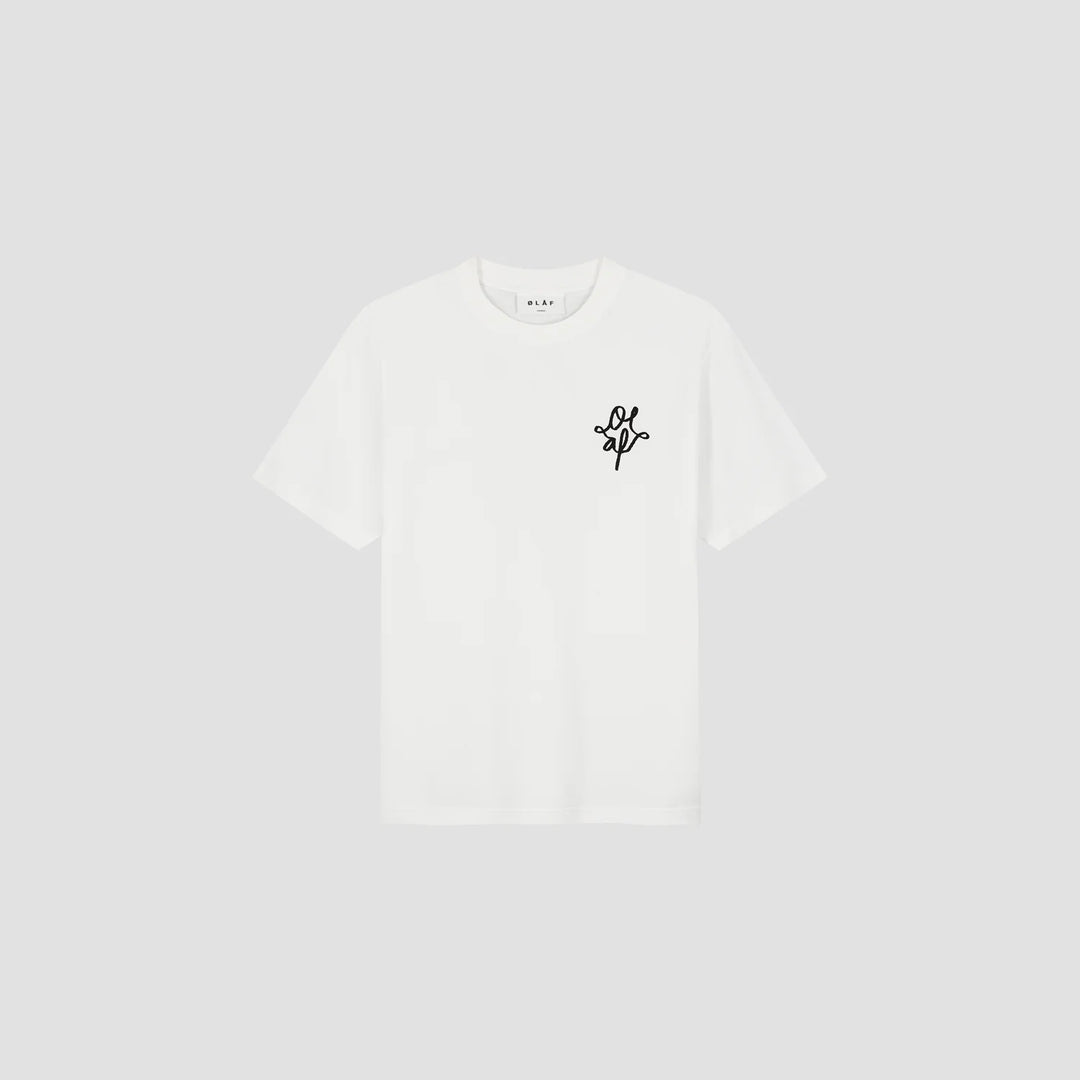 Monogram Graphic Tee Optical White