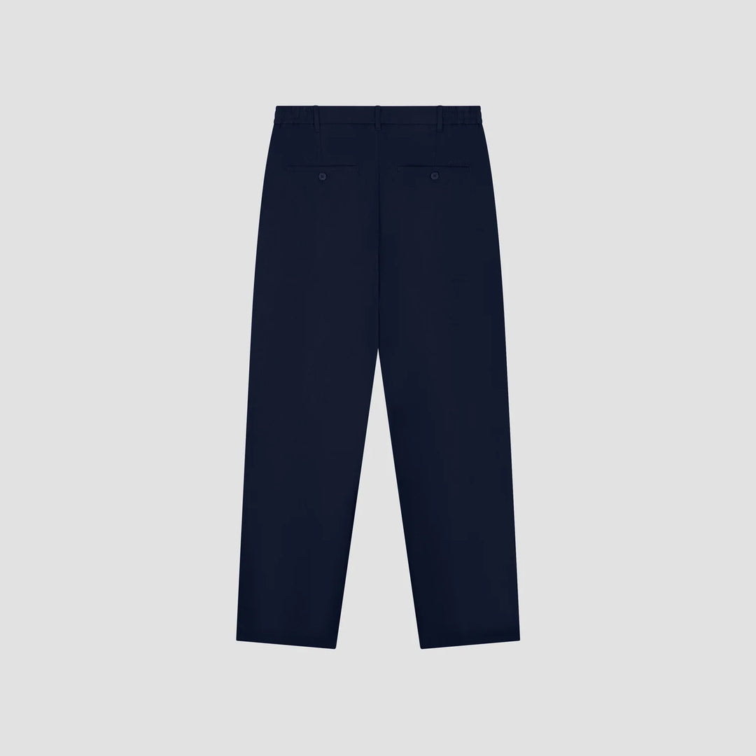 Regular Pleated Chino's Navy