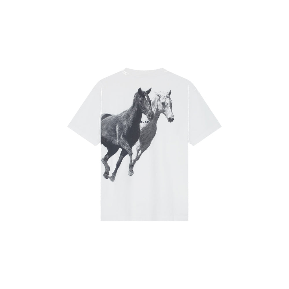 Horse Tee Opticalwhite
