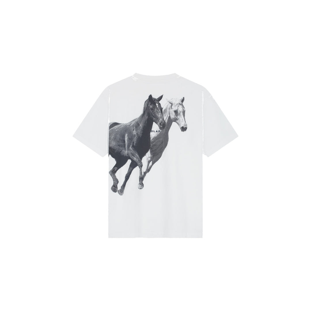 Horse Tee Opticalwhite