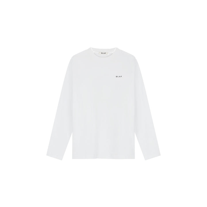 Broken Plate Ls Tee Opticalwhite