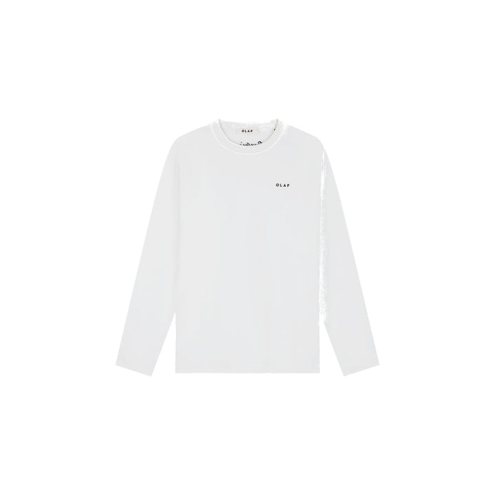 Western Logo Ls Tee Opticalwhite