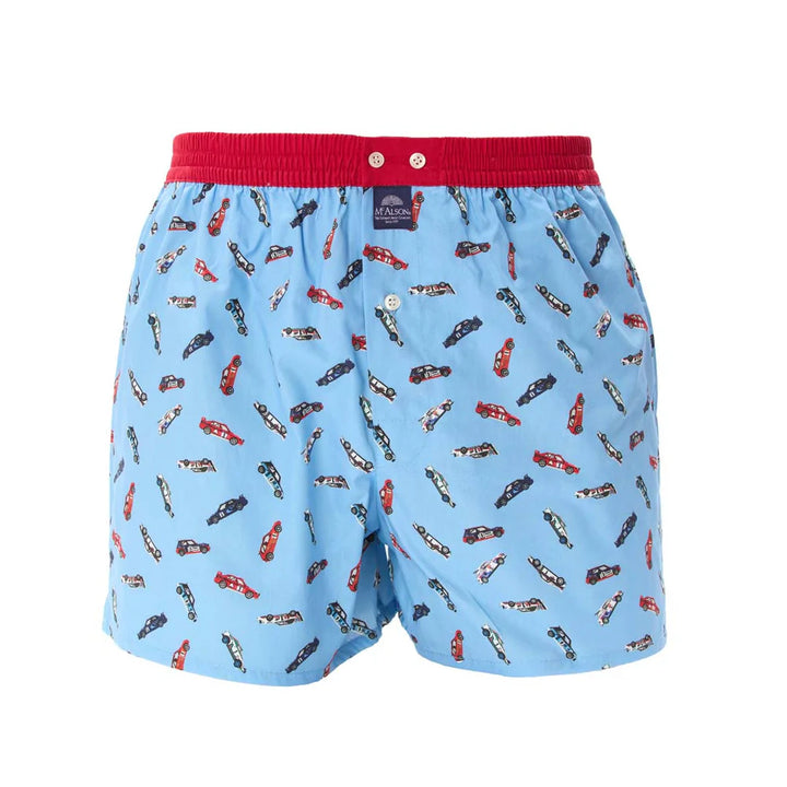 Boxer Short Racecar Light Blue