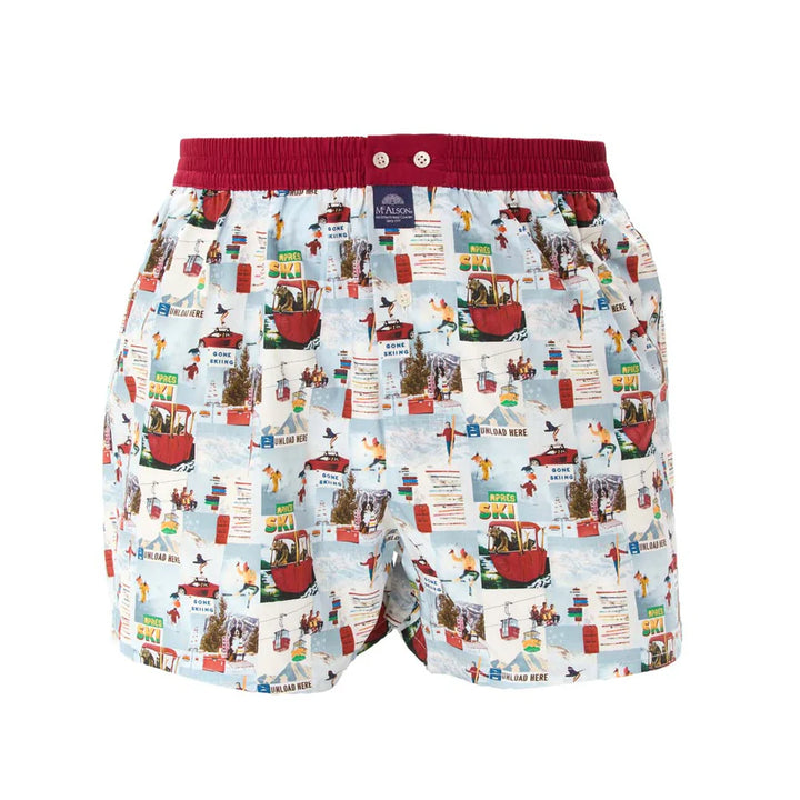 Boxer Short Après-ski Burgundy