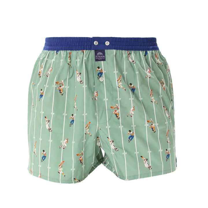 Boxer Short American Football Green