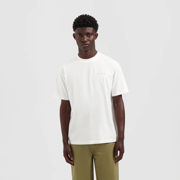 Lined Face Tee Optical White