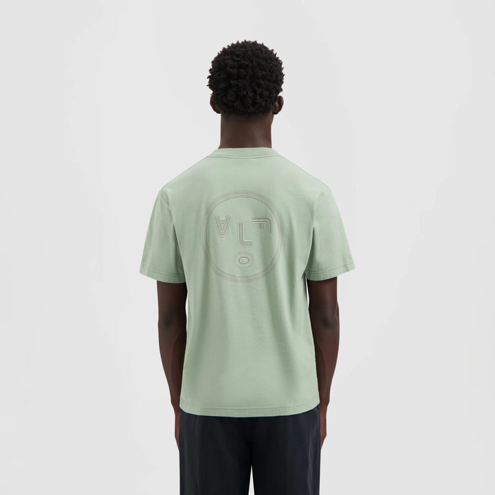 Lined Face Tee Green Milieu