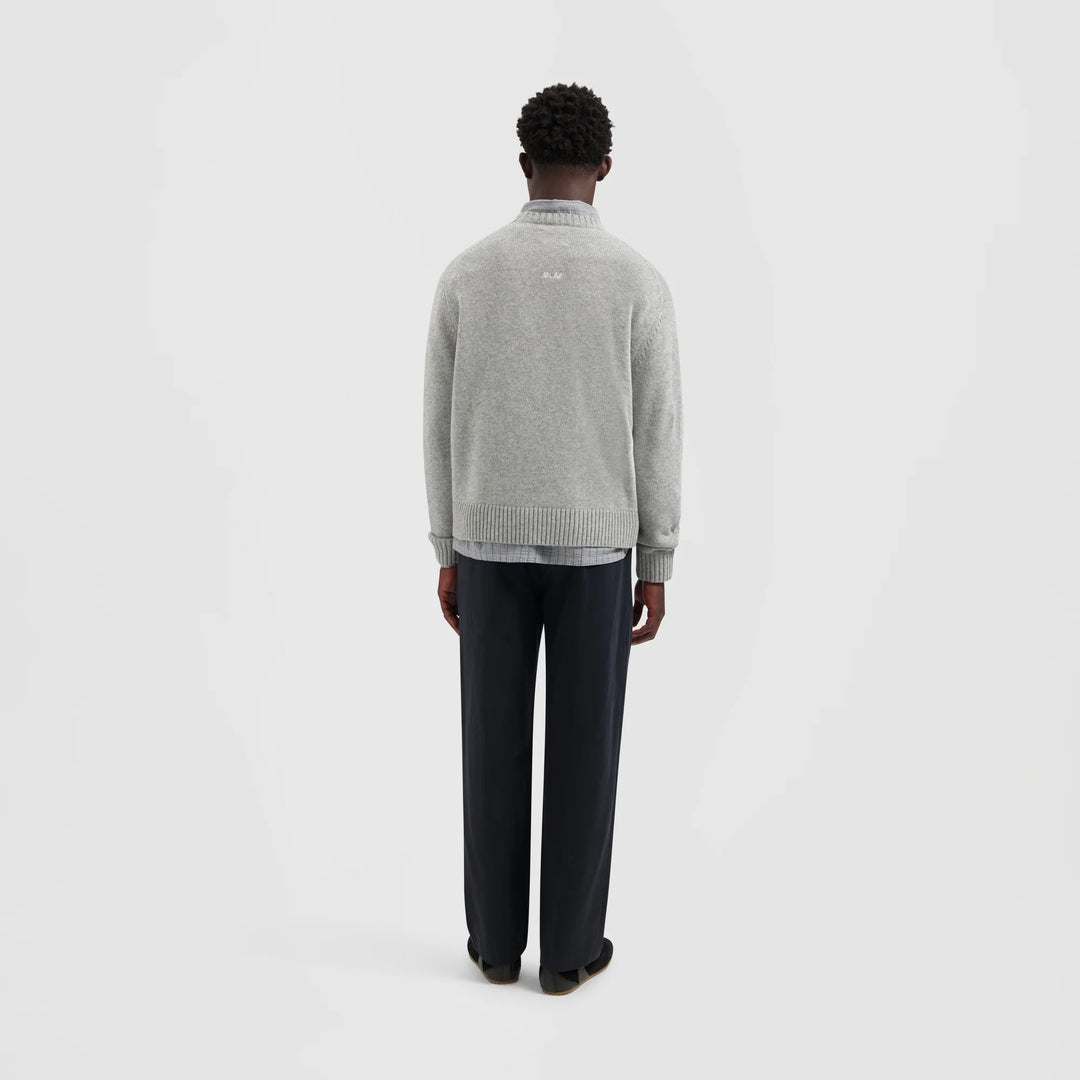 Regular Pleated Chino's Navy