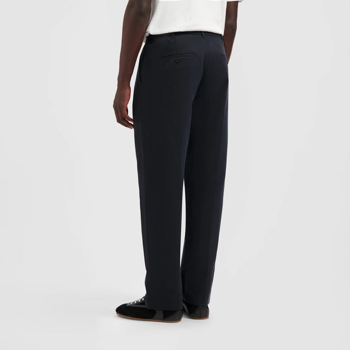 Regular Pleated Chino's Navy