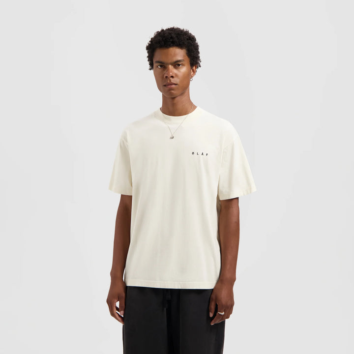 Crafted Face Tee Off-white