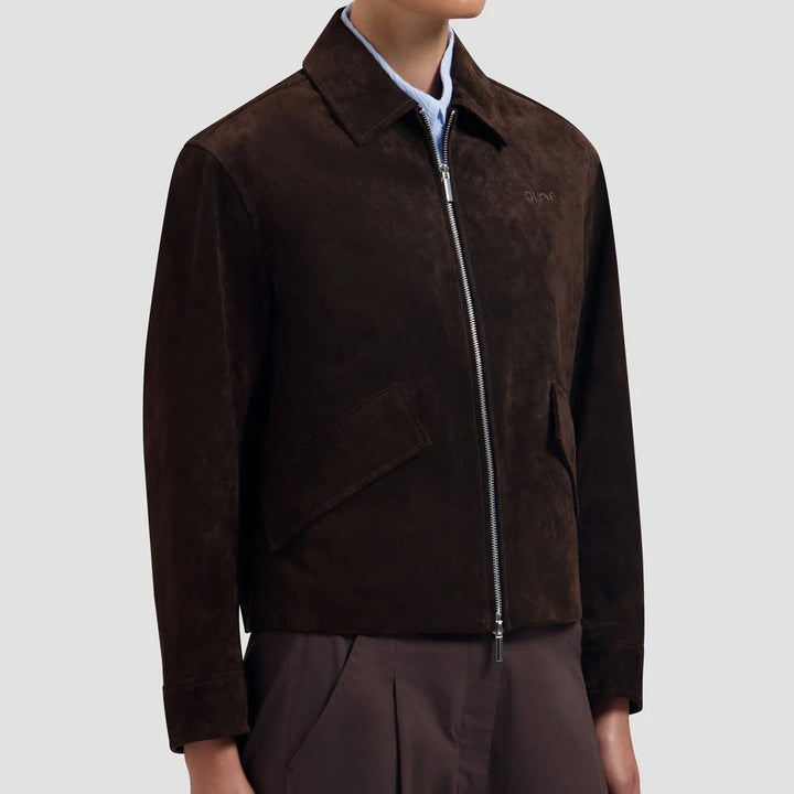 Suede Jacket Chocolate Plum - The Road 1380
