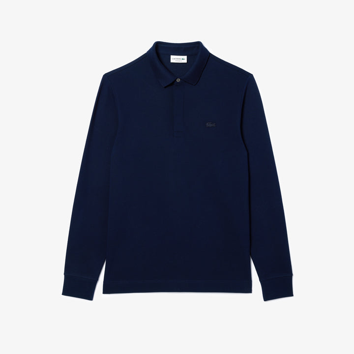 1hp4 Men's L/S Polo 01 Navy Blue - The Road 1380