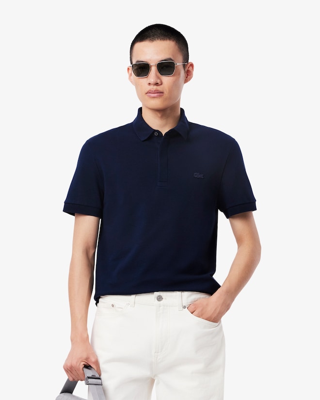 1hp3 Men's S/S Polo 12 Navy Blue