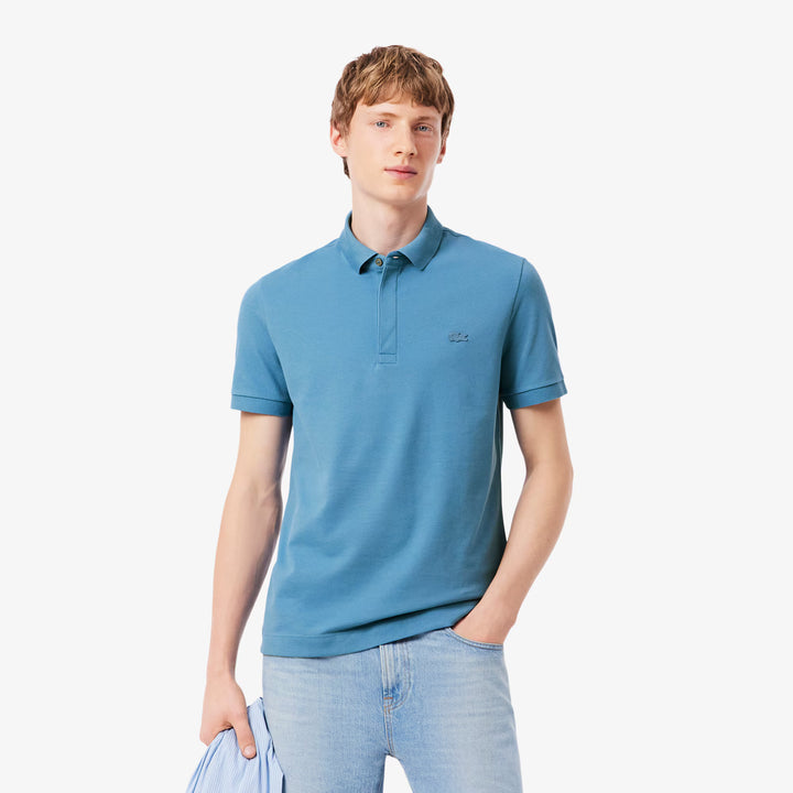 Polo Paris Regular Fit En Piqué Stretch 1hp3 (col: Abyss Blue