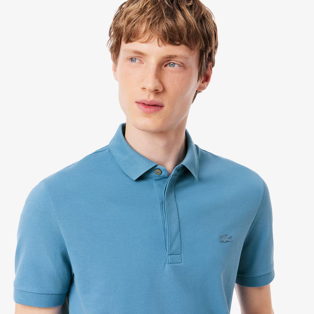 Polo Paris Regular Fit En Piqué Stretch 1hp3 (col: Abyss Blue