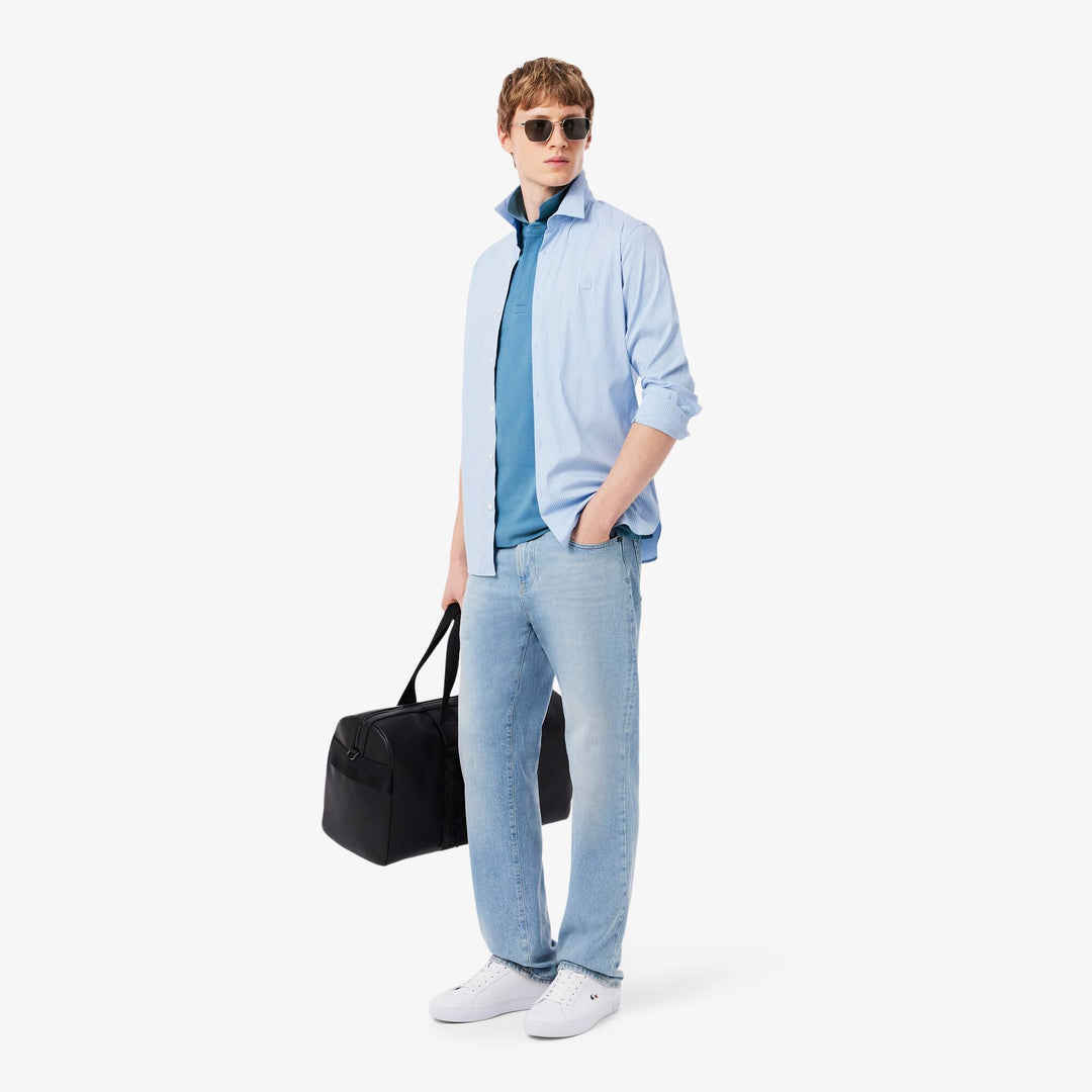 Polo Paris Regular Fit En Piqué Stretch 1hp3 (col: Abyss Blue