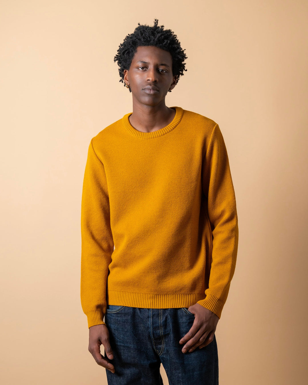 Rond Youri Pull Col Rond Navy