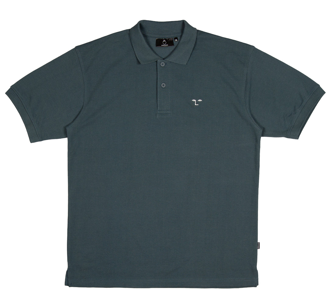 Face-off Embroidered Polo Face-off Embroidered P Steel