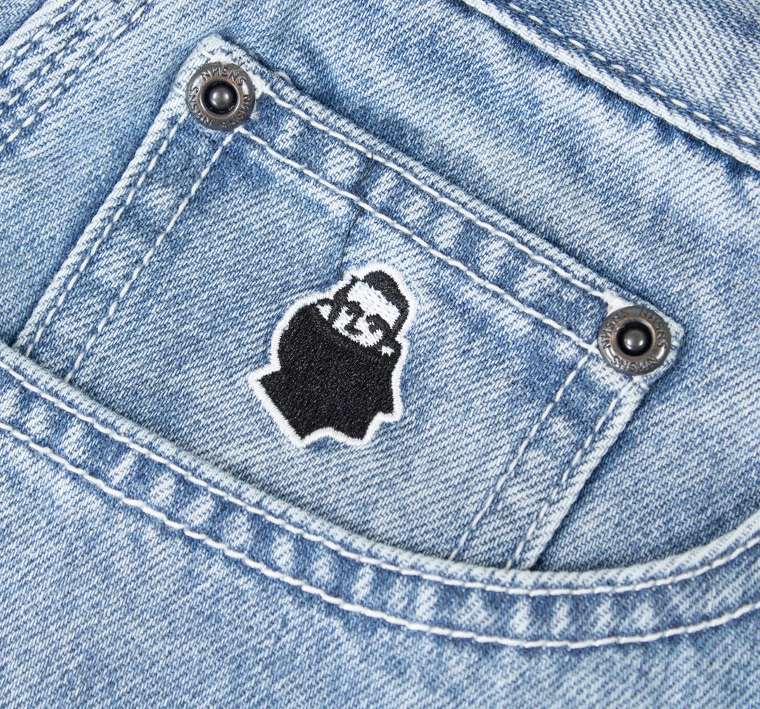 Yeti Short Light Stone Washed Denim