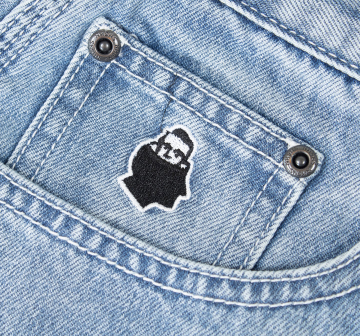 Yeti Short Light Stone Washed Denim