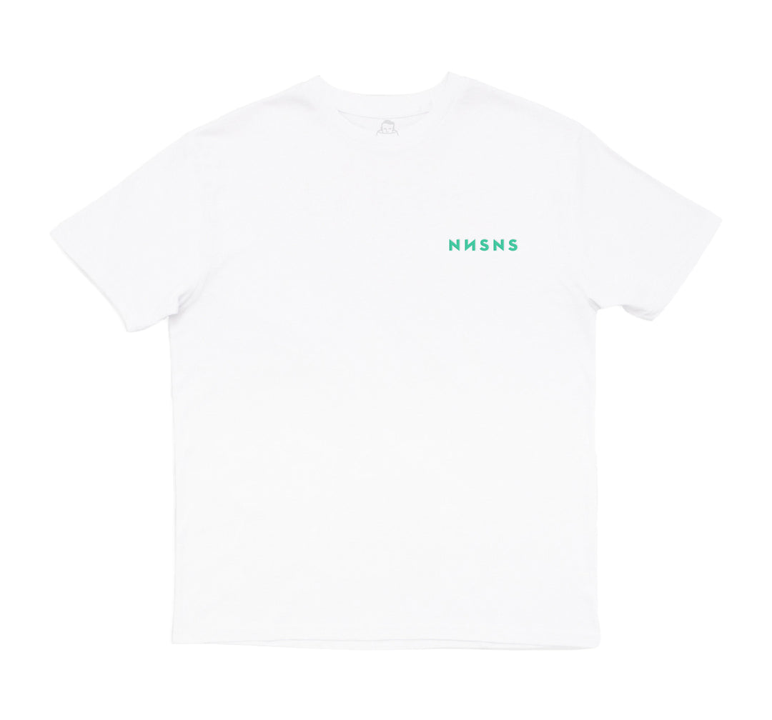 Nnsns Embroidered Tee Nnsns Embroidered Tee White/Teal