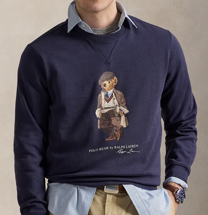Polo Bear Fleec Faded Blue Hrtg Bear