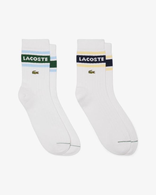 2g1c Socks 01 White/Green-navy Blue