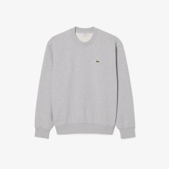 Sweatshirt Molleton Coton Silver Chine