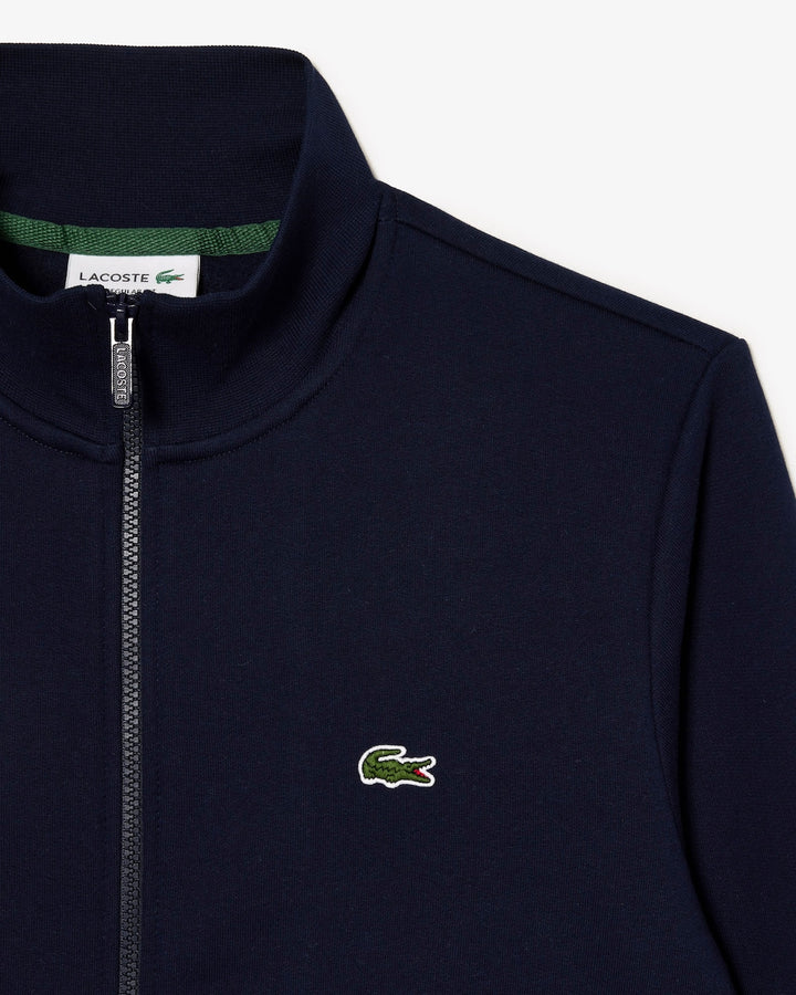 Sweatshirt Zippé Molleton Col Montant 1hs1 (col:16 Navy Blue