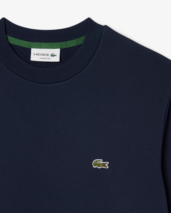 Sweatshirt Classic Fit Molleton 1hs1 Navy Blue - The Road 1380