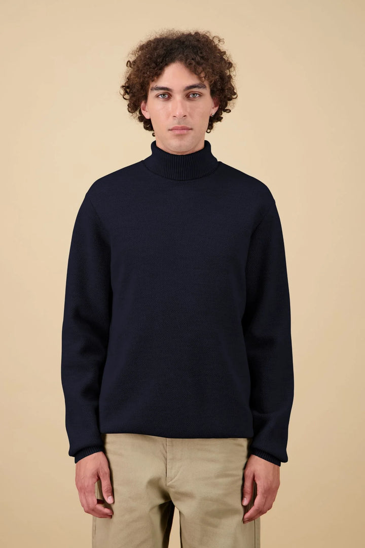 Youri Col Roulé Marine