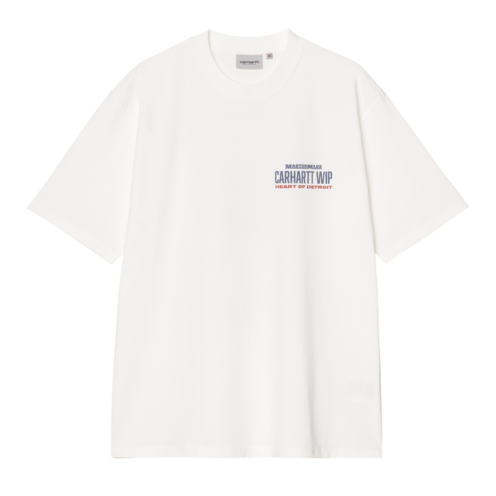 S/S Arcan T-shirt White Heavy Stone Wash