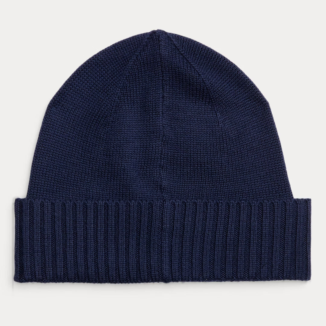 Signature Pony Wool Beanie Hunter Navy