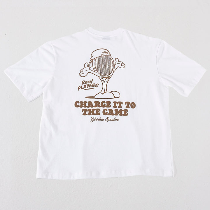 Tennis Chocolate Tee White