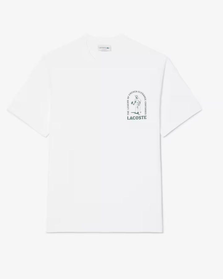 T-shirt Coton épais Imprimé 1ht1 White - The Road 1380