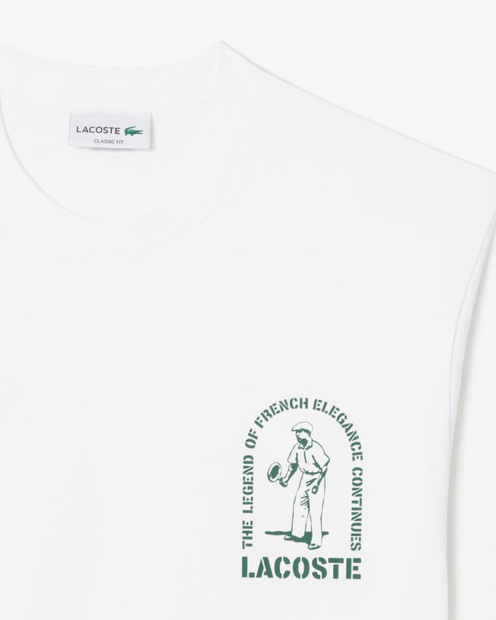 T-shirt Coton épais Imprimé 1ht1 White - The Road 1380