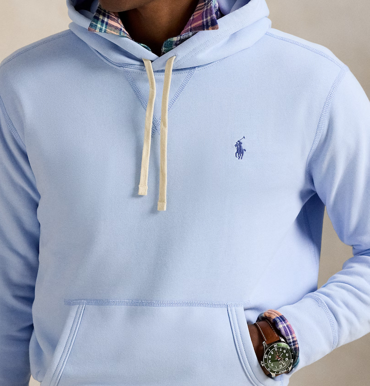 The Rl Fleece Hoodie Southport Blue