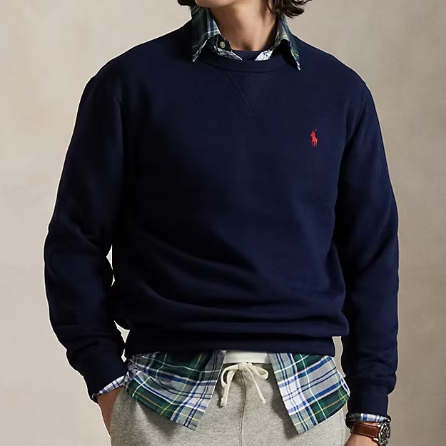 The Rl Fleece Sweatshirt Cruise Navy