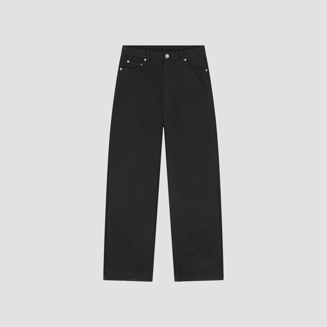 Brushed Twill Denim Pant Black