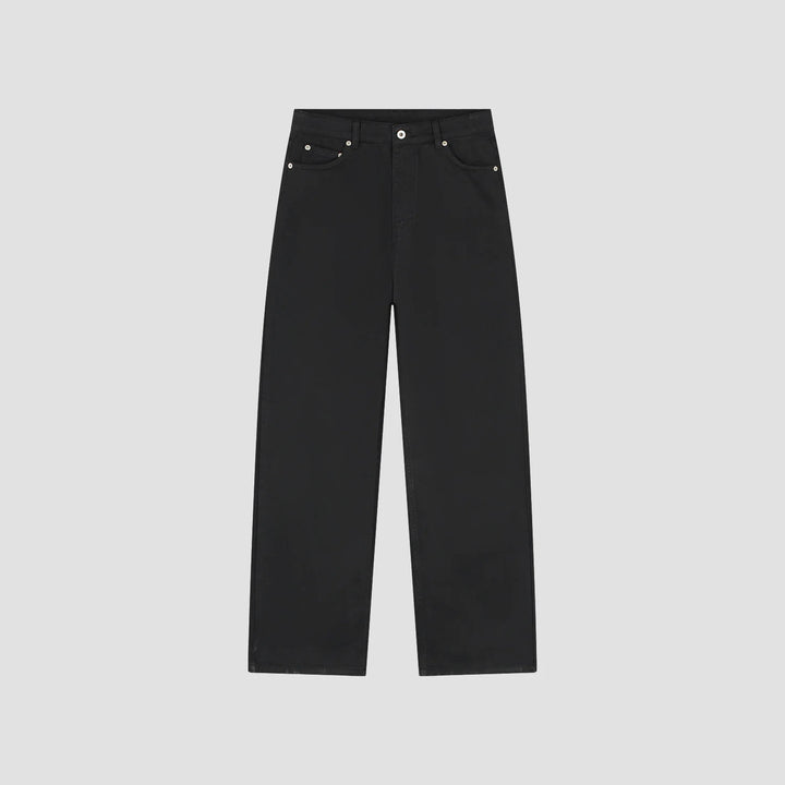 Brushed Twill Denim Pant Black