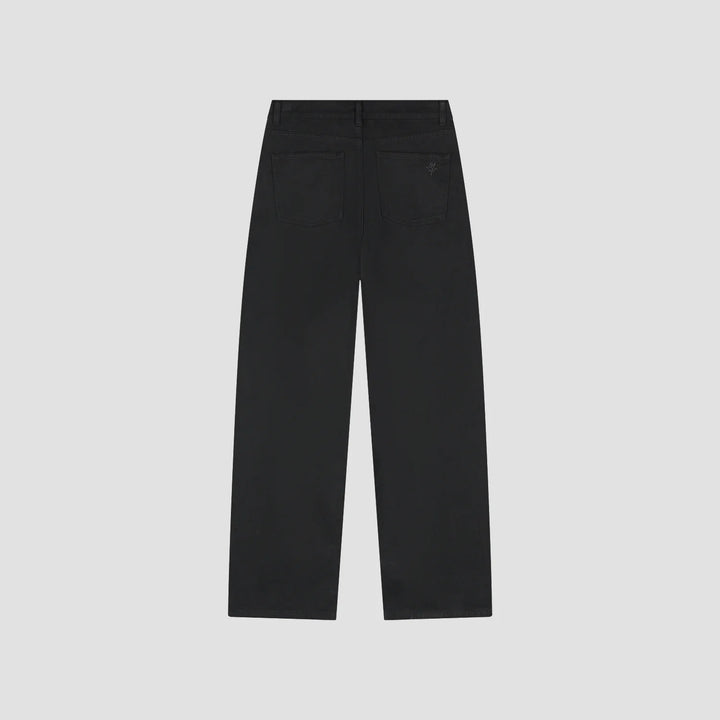 Brushed Twill Denim Pant Black