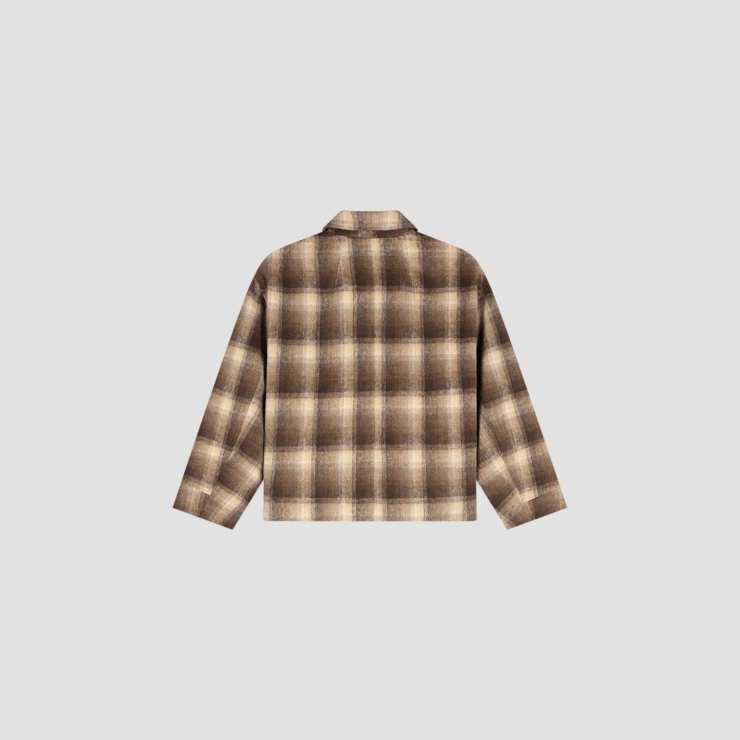 Checked Cropped Jacket Check