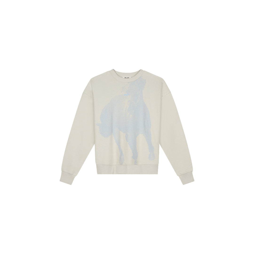 Retro Logo Hoodie Htr Grey