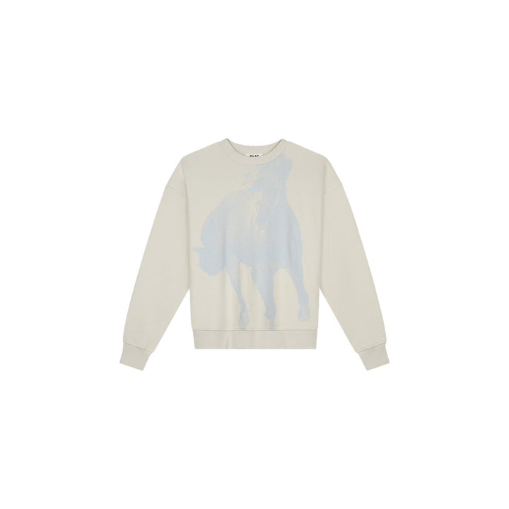 Retro Logo Hoodie Htr Grey