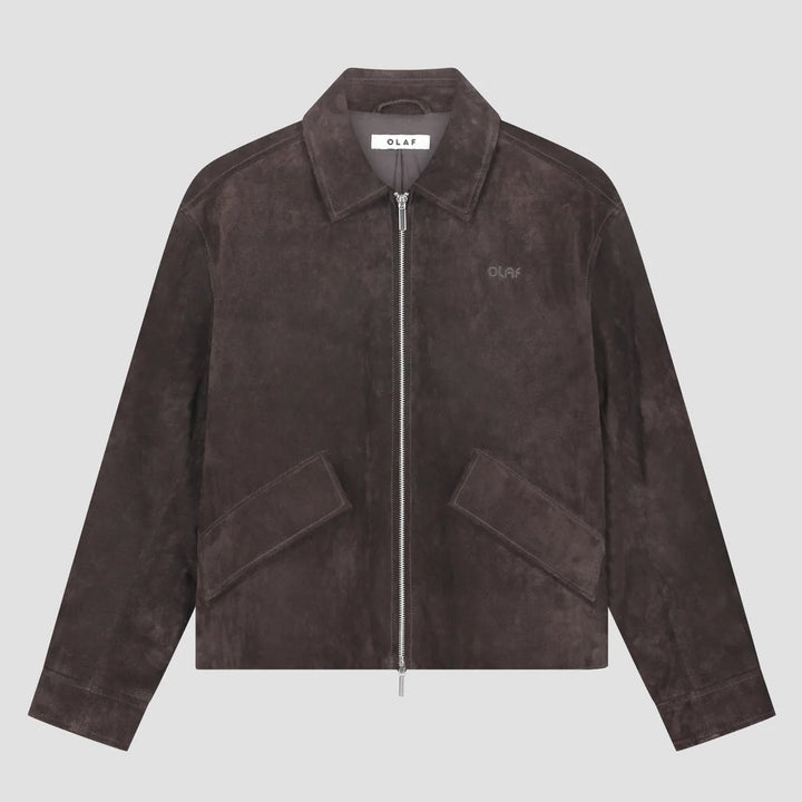 Suede Jacket Chocolate Plum - The Road 1380