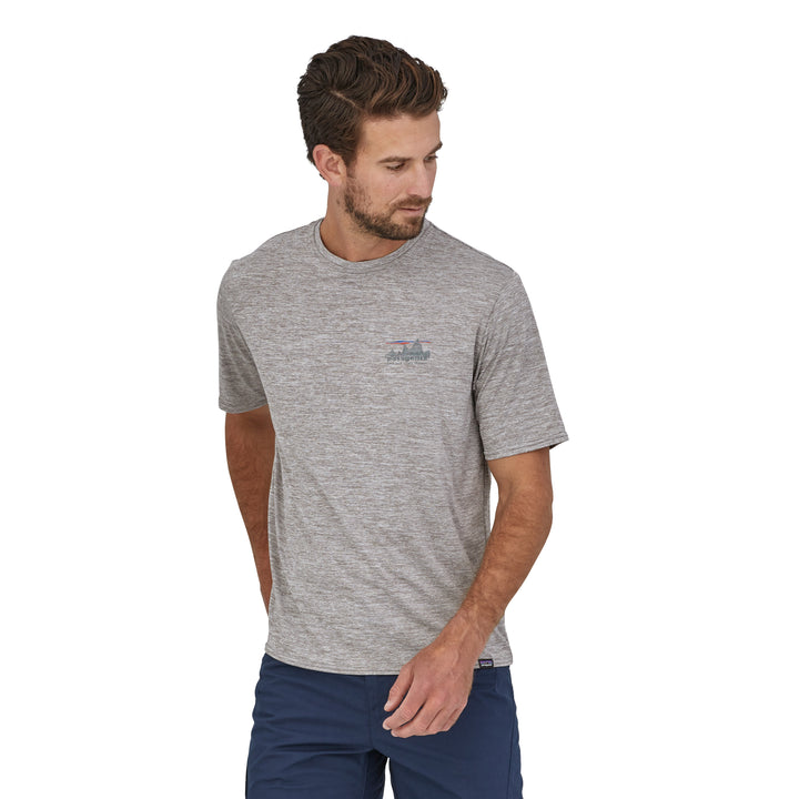 M's Cap Cool Daily Graphic Shirt '73 Skyline: Feather Grey - The Road 1380