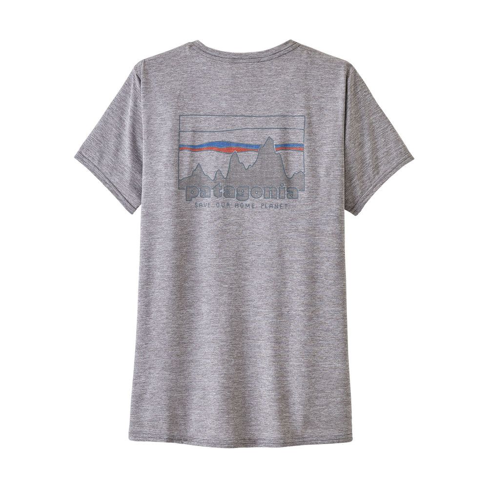 W's Cap Cool Daily Graphic Shirt '73 Skyline: Feather Grey - The Road 1380